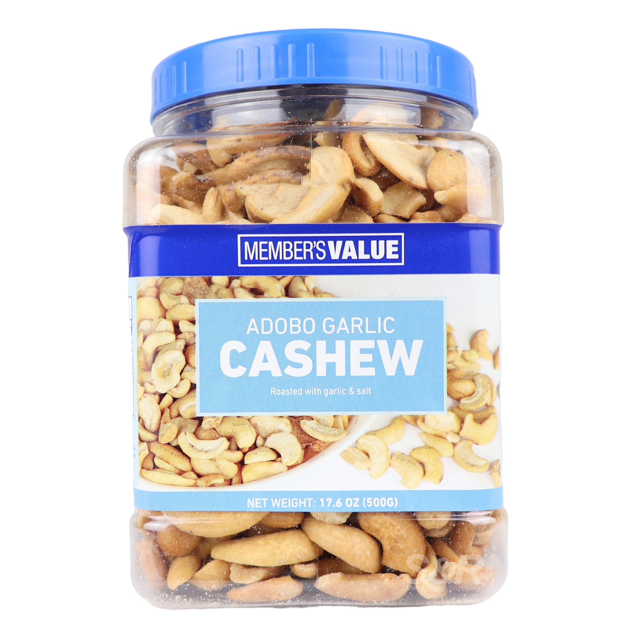 Member's Value Adobo Garlic Cashew 500g Member's Value Adobo Garlic Cashew 500g